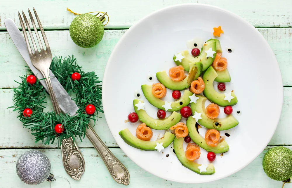 Avocado Christmas Tree Salad