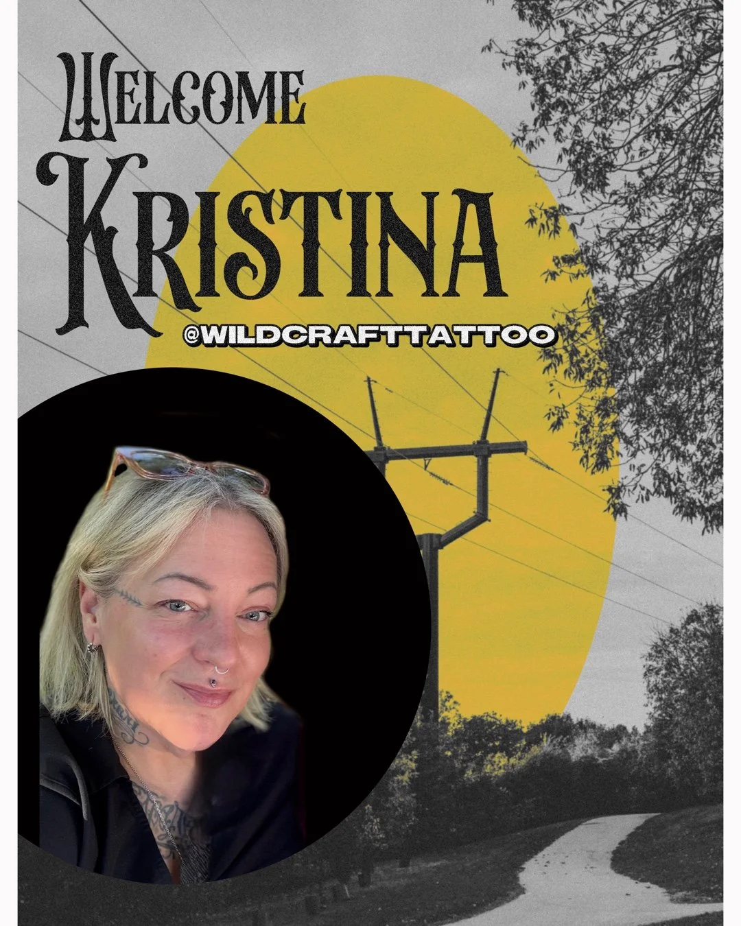 Everyone, welcome our newest addition to the shop,​
The amazing ​
The talented​
✨🗡️Kristina💐🦚 @wildcrafttattoo​
&ldquo;Tattoo artist since 2001. My approach has been shaped by life as a florist, former chef, and obsessive traveler &mdash; honoring