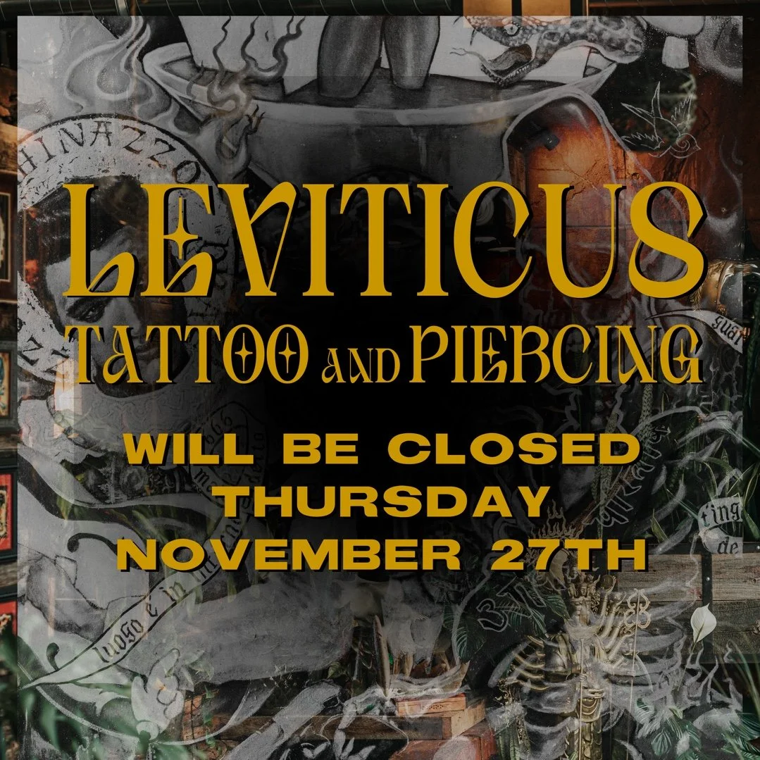 We will be closed this Thursday. We reopen at NOON on Friday ✨🗡️🦅💎