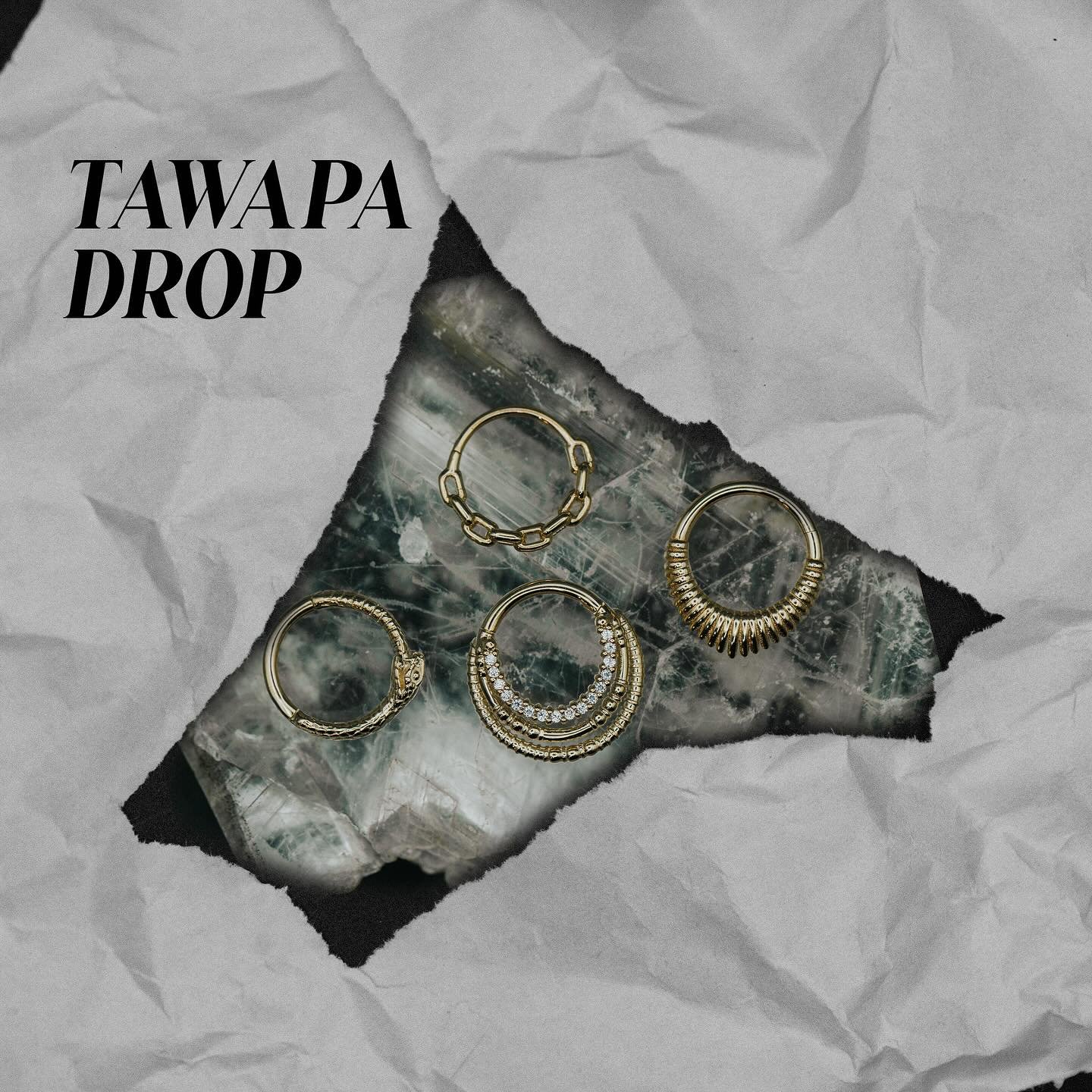 New @tawapa just dropped in the studio ✨💎 
Septum&rsquo;s, we see you👀 

Drop by to see the new collection in person :)
##leviticus #piercing