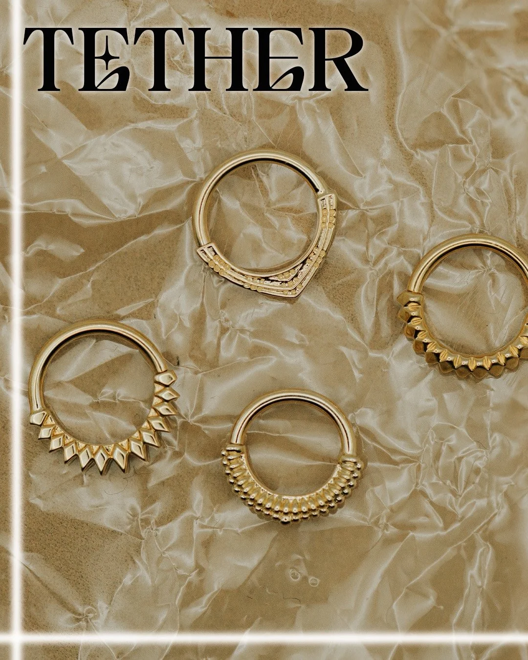 @tetherjewelry ✨💎 Gold clickers in Yellow Gold​
Pyramid​
Malange​
Quin​
Carbonado​
​
#leviticus #piercing