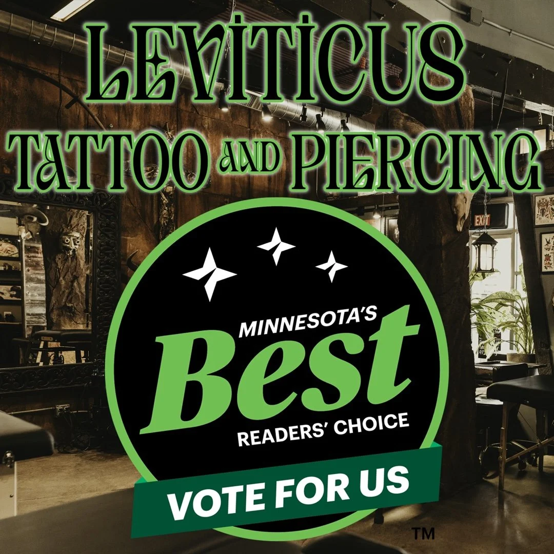 ✨We&rsquo;ve been nominated for MN Best 2026! Voting ends February 25th so head over and show us your support! 🐉​
​
We love all of you, thank you!!!​
​
​https://www.votemnbest.com ​
#leviticus #piercing #mnbest