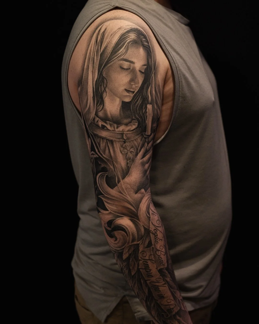 🗡️🖤🦅 Great work finished by @jr.vbtattoo​
​
#leviticus #tattoo