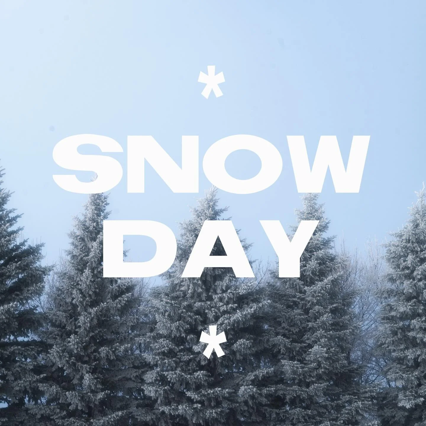*SNOW DAY* 

Unfortunately we will be closed today due to the inclement weather, but as roads are cleared today, normal business should resume by tomorrow. Thanks for the understanding and see yall soon!