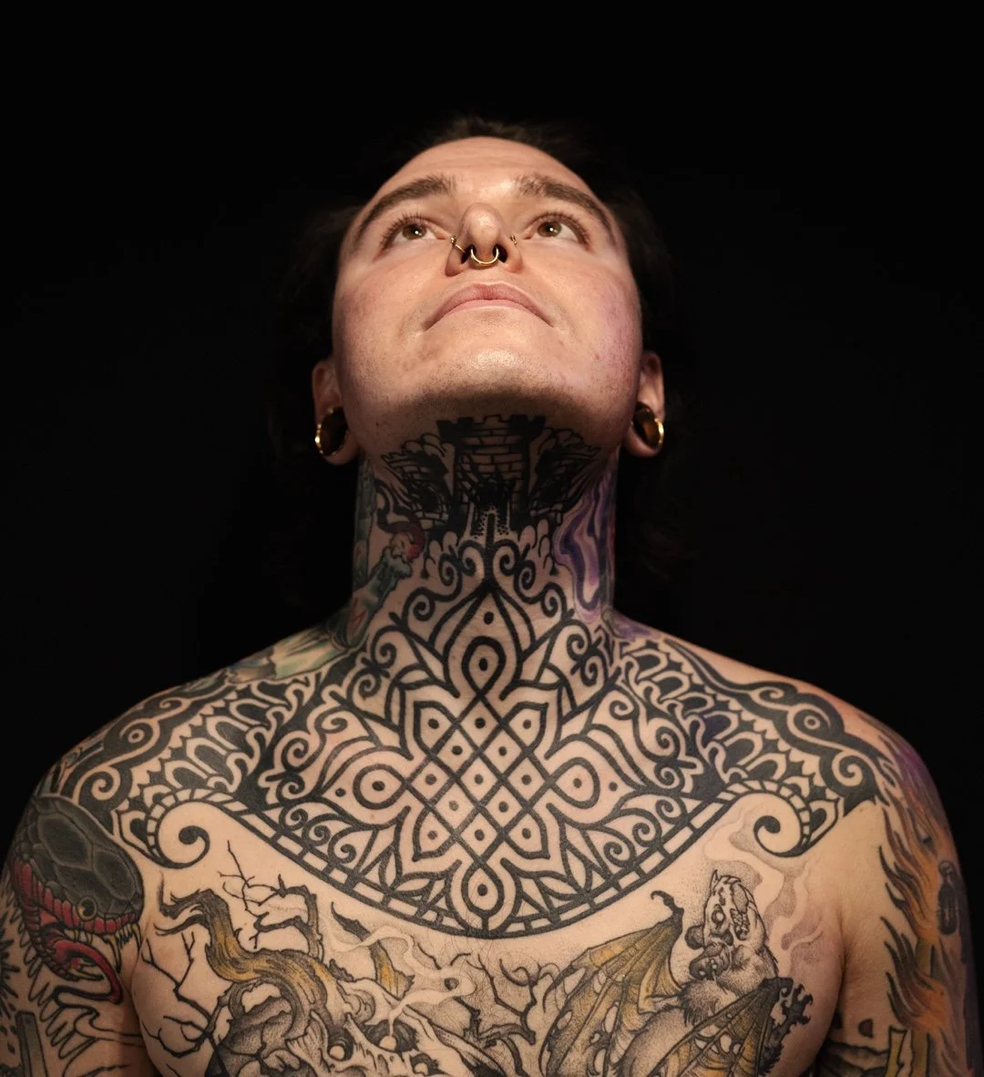 Our boy @cliftonwcarterjr worked on this really neat ornamental piece on one of our front of house staff. ​
​
Thanks for looking!​
​
#leviticus #tattoo