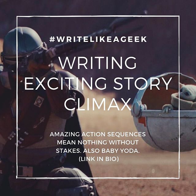 What&rsquo;s the cause of that underwhelming plot climax in a story? Crisis. Find out how to use crisis and stakes to your advantage by diving into The Mandalorian ep 3. (Link in bio)
.
.
.
#story #storytelling #fictionwriting #writingtips #writingad