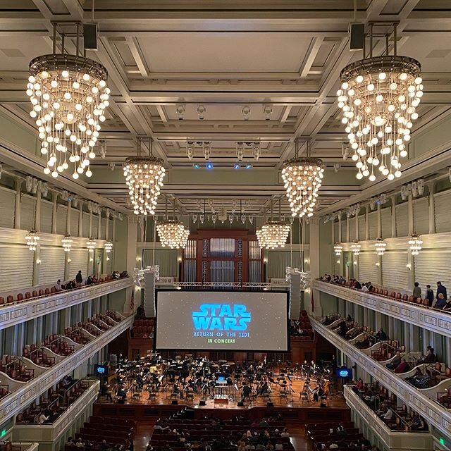 Pictured: how to spend a Friday night #starwars #nashvillesymphony