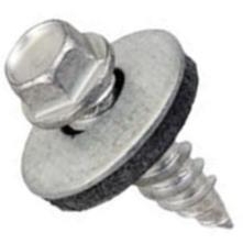 Hex Washer Head Sheet Metal Screws with Bonded Neoprene Sealing Washer