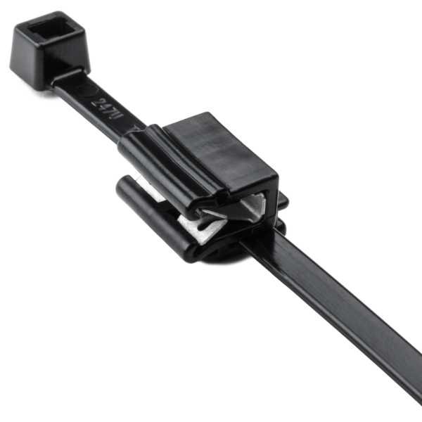 PA12 E-Clips  Cable Ties with Edge Clip