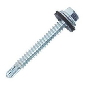 Self-Drilling Screws with Neoprene Washers