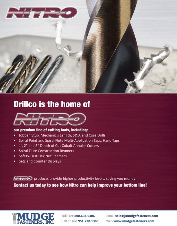 Nitro Drill Bits &amp; Cutting Tools Catalog