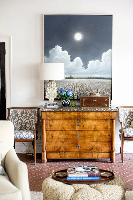 Interior photo of living area