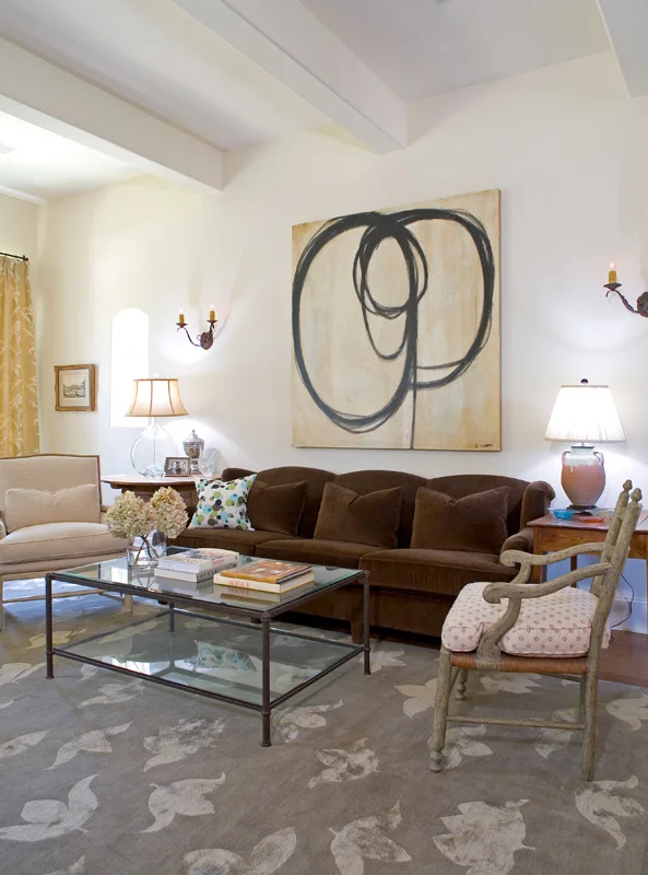 Interior photo of living area