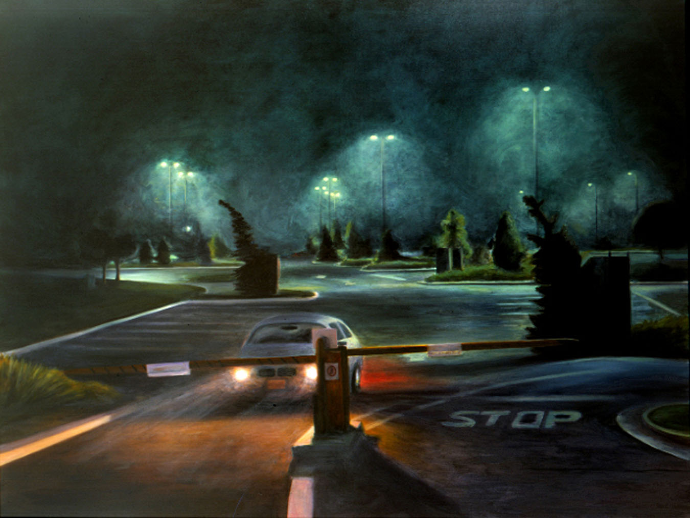   Escape from the Zoo  2003 oil on linen 71 x 96 in. 