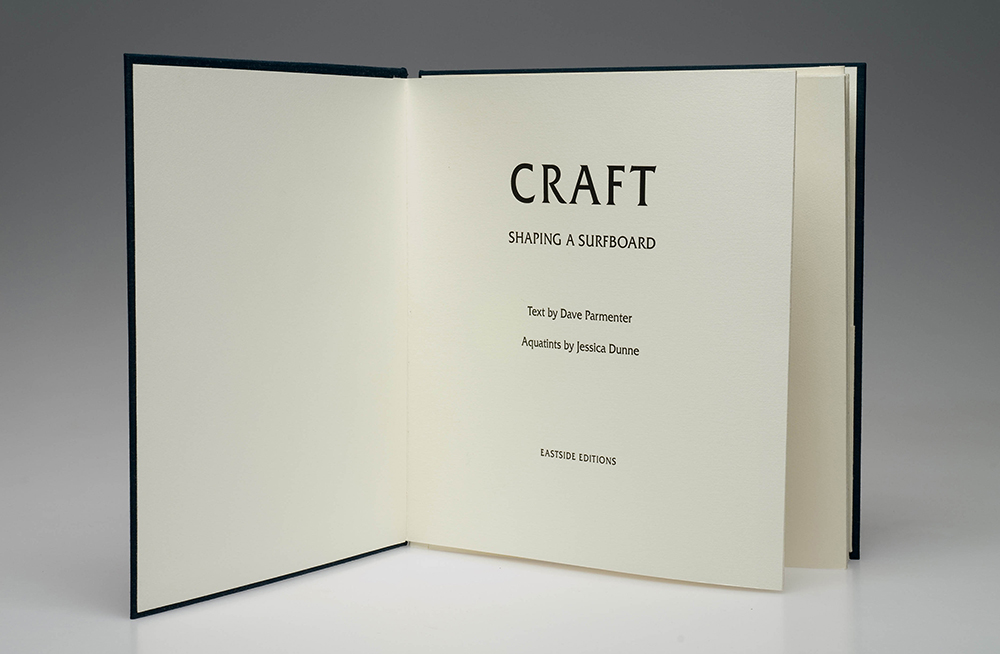 Craft 2009 Text by Dave Parmenter Published by Eastside Editions