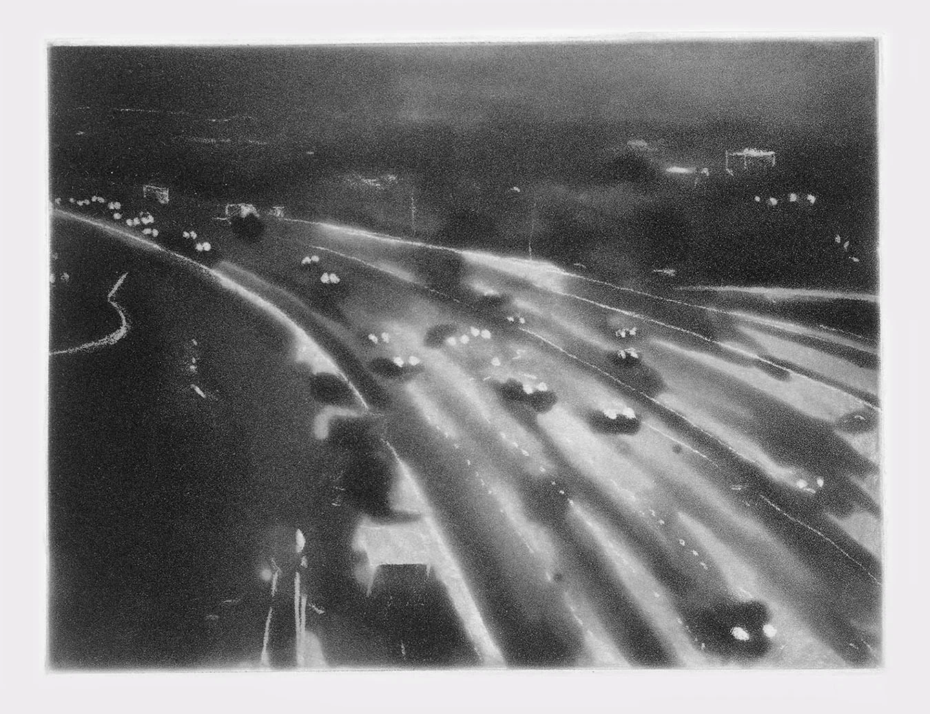 Speed 2000 spit-bite aquatint 4.5 x 5.75 in.