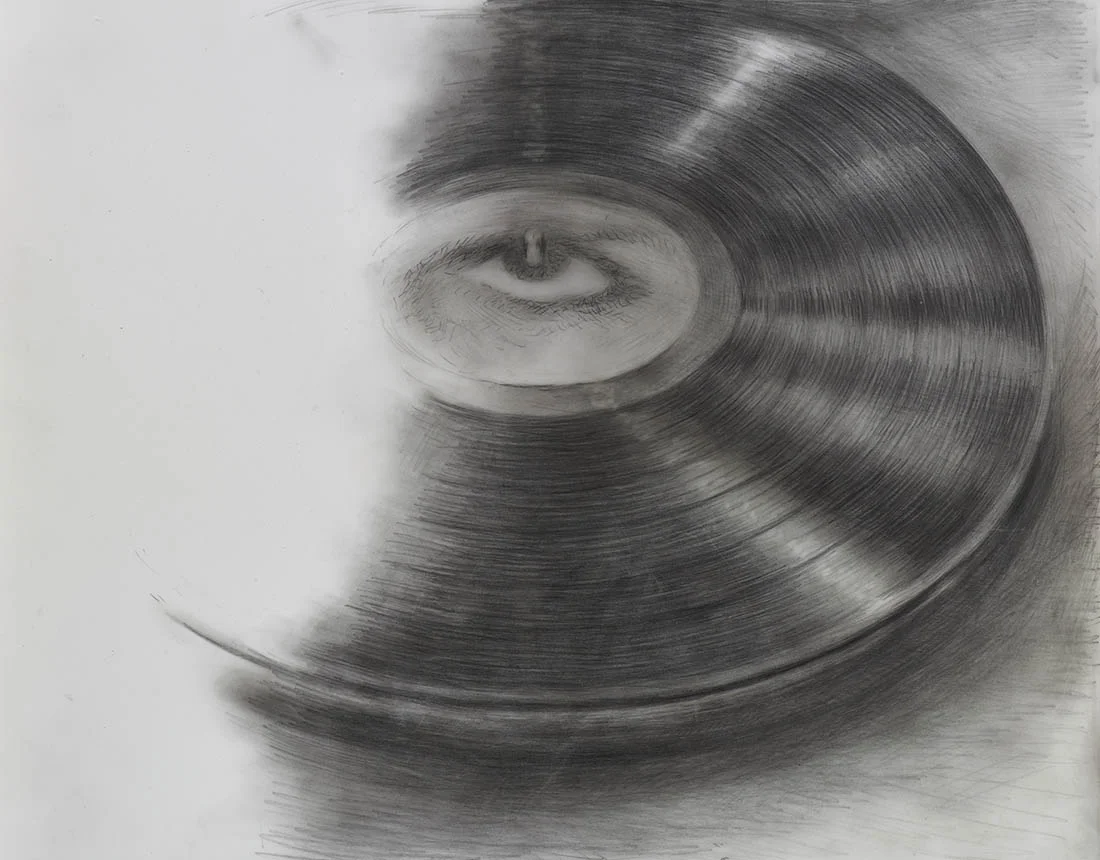 1999 2019 graphite on polyester 11 x 14 in.
