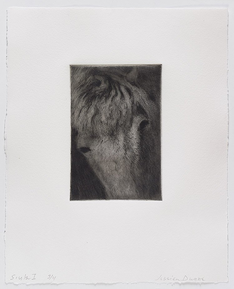   Siesta I  2026 drypoint 6 x 4 in. 