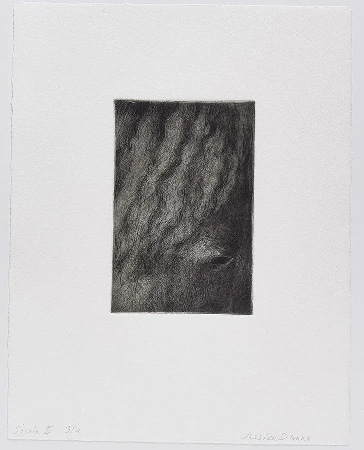   Siesta II  2026 drypoint 6 × 4 in. 