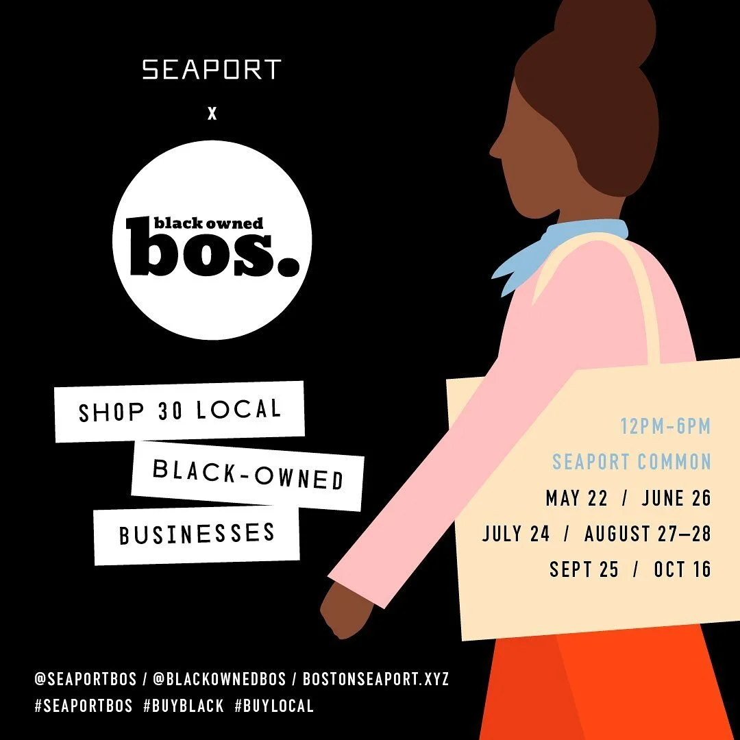 See y&rsquo;all tomorrow 🌞🌞🌞
@blackownedbos x @seaportbos 

#supportblackownedbusinesses #blackboston #blackownedbos #outdoormarket #blackbusinessowners #shoplocal #buyblackowned