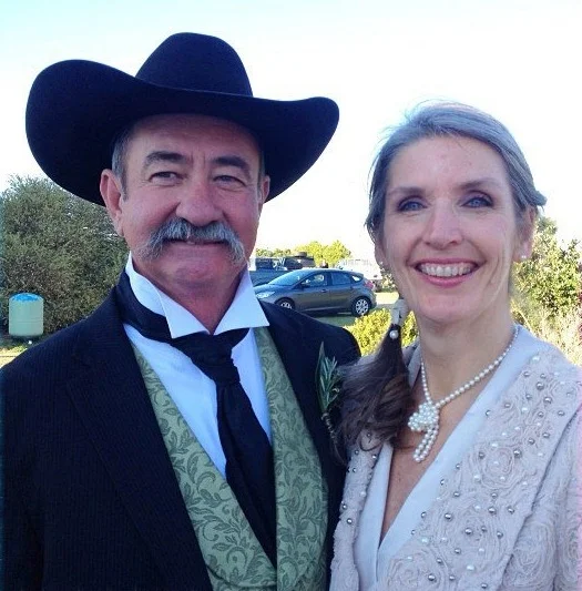 At the reception on my little ranch