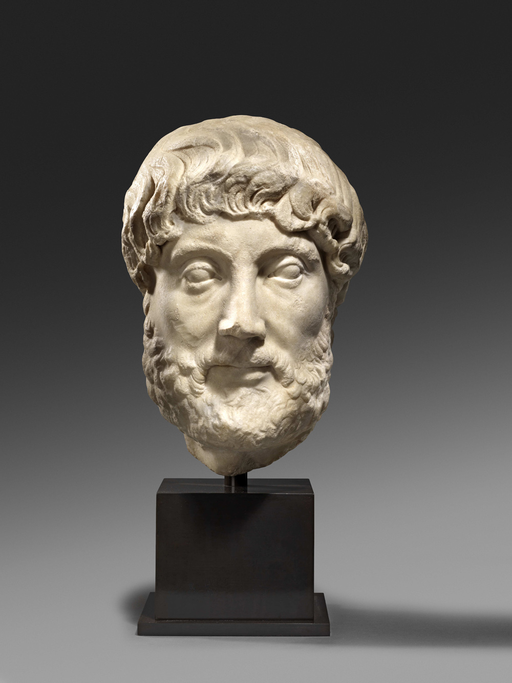   Roman marble portrait head of the Emperor Hadrian ,&nbsp;Circa 2nd century AD,&nbsp;Height 33 cm,&nbsp;Courtesy of Rupert Wace Ancient Art Ltd, London 