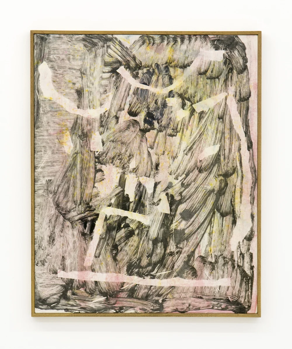 Aimée Parrott, Licker , 2014, Printing ink and dye on calico, 52 x 42 cm