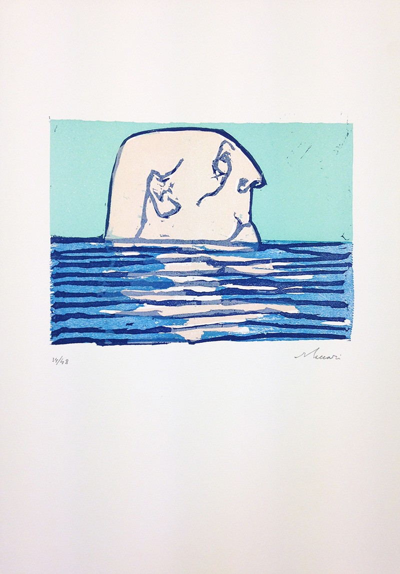  Mino Maccari,  Untitled , 1970, Print, 49 x 34.5 cm  