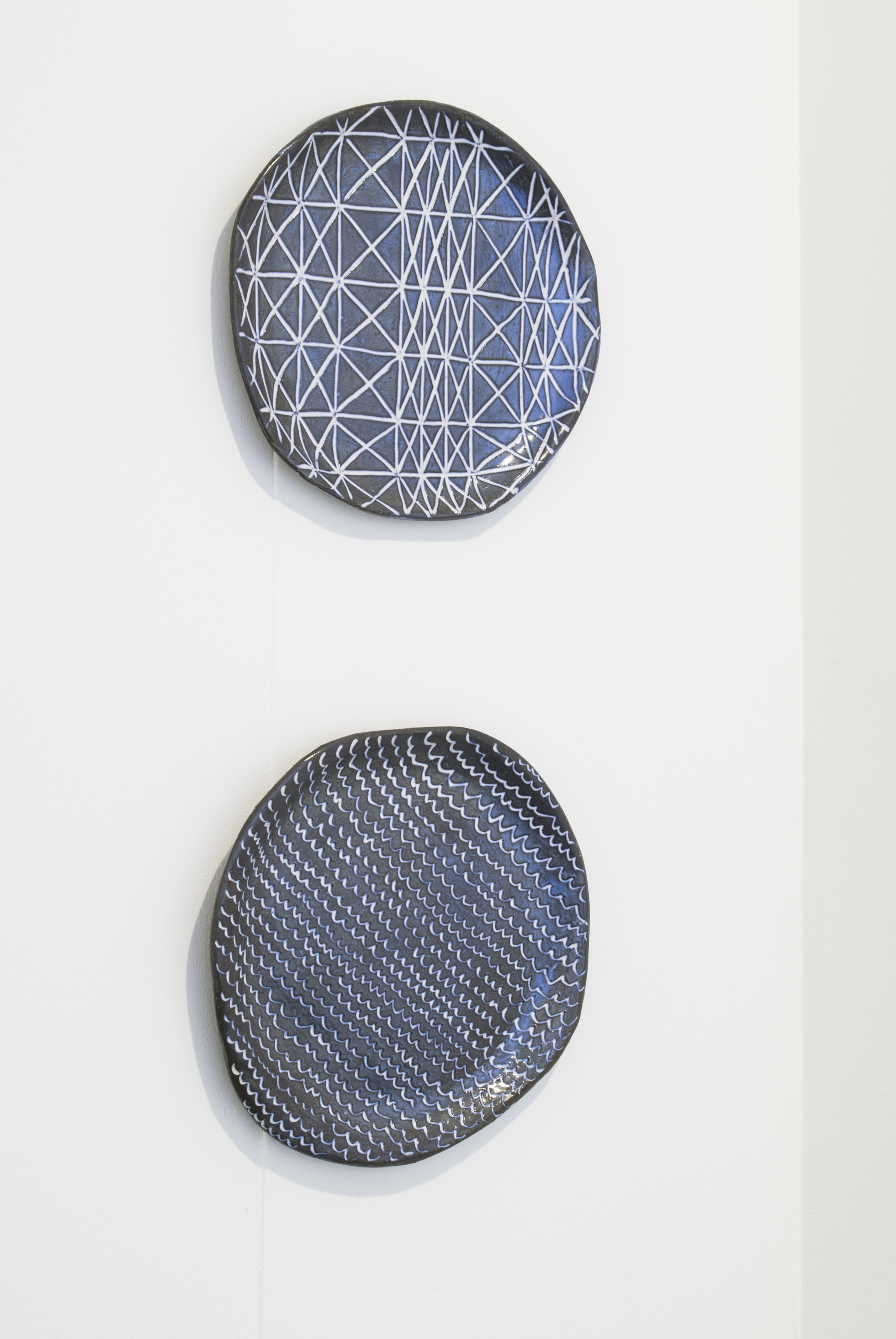 Katie Schwab, Nisha (above), Alexei (below), glazed stoneware