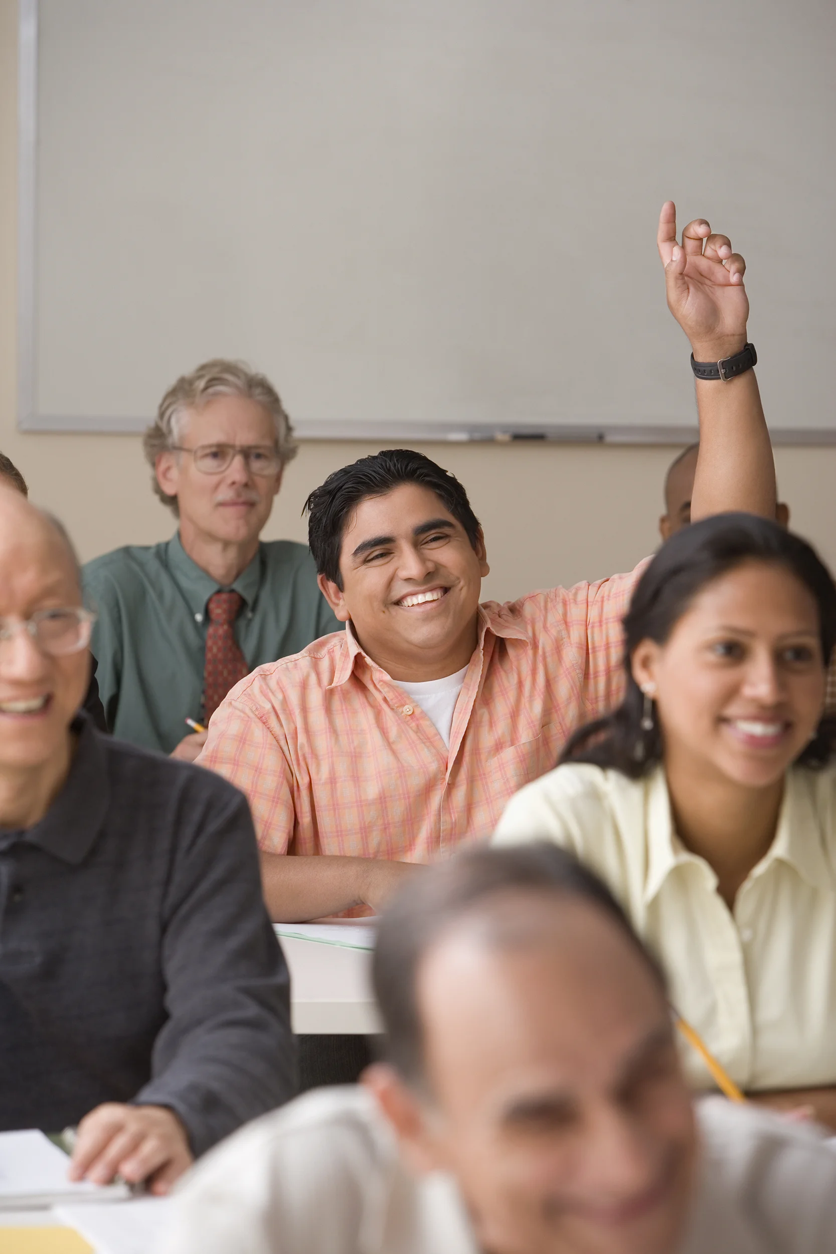 An ESL class, English as a Second Language at Bethel