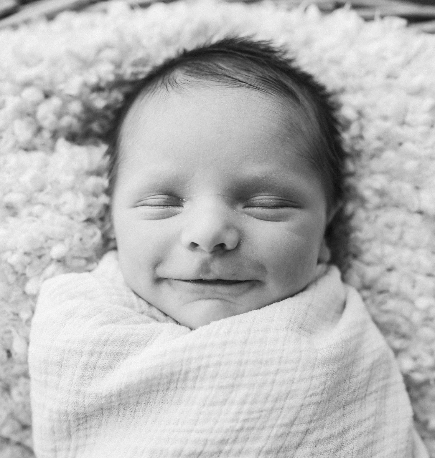 newborn photography session at home