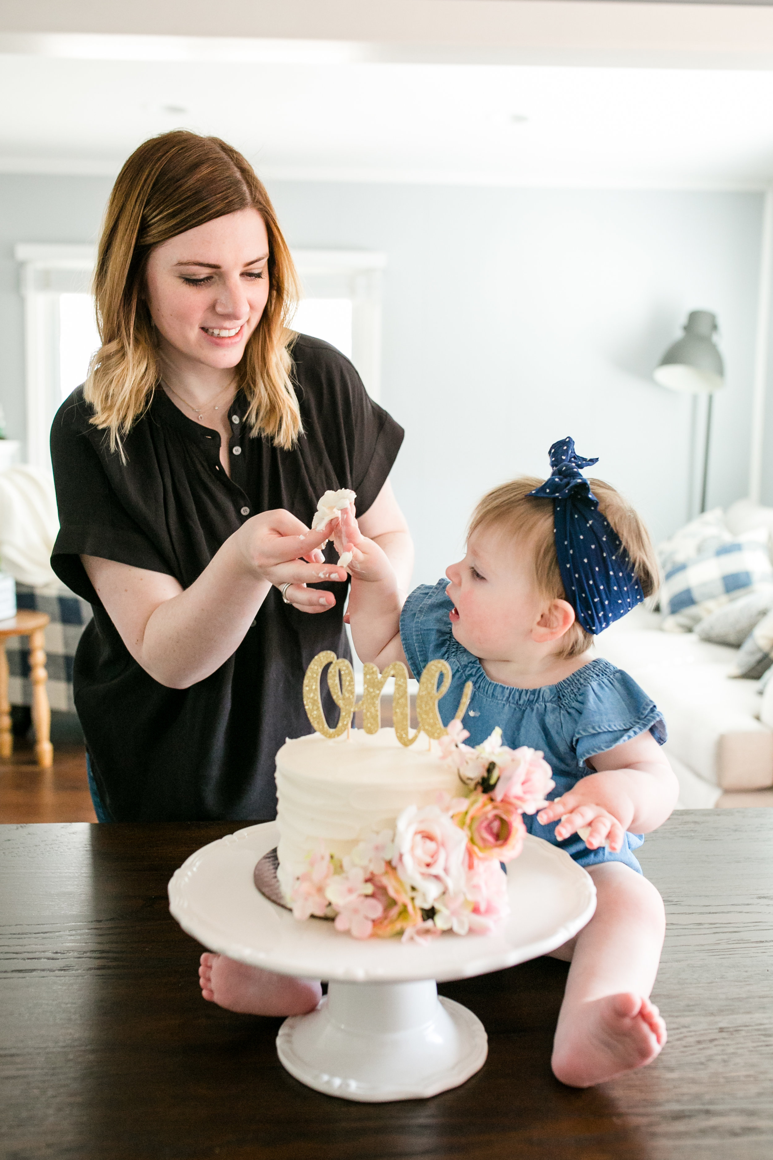 one year cake smash photographer