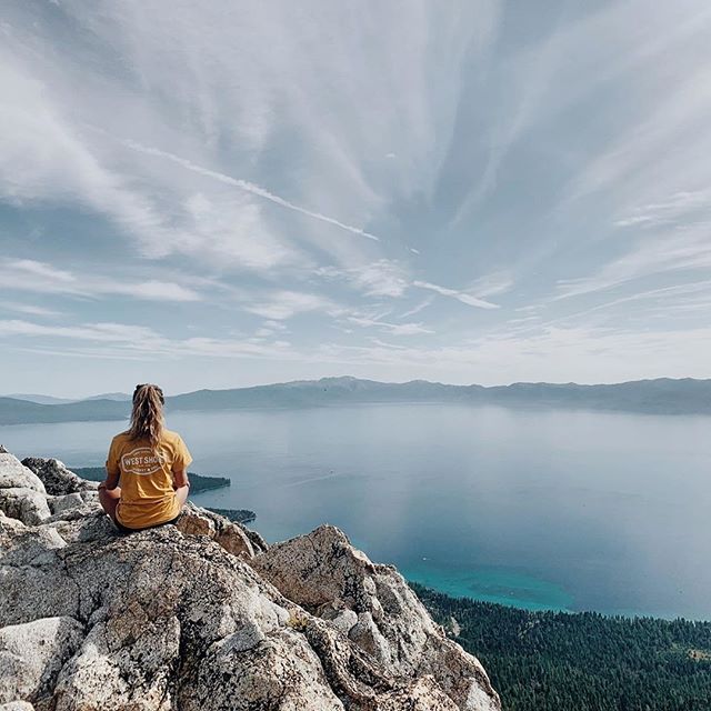 Reaching new heights in #laketahoe. Which peaks are you going to conquer before winter starts?! ⁠
⁠
Thanks for repping #westshoremarket on your adventures, @sevillasantana!