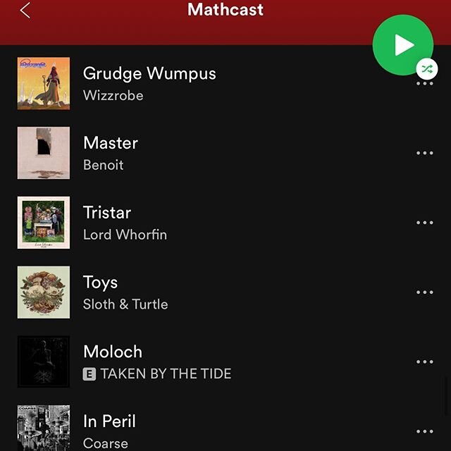 @mathcoreindex with a 🔥 playlist #makemeamixtape