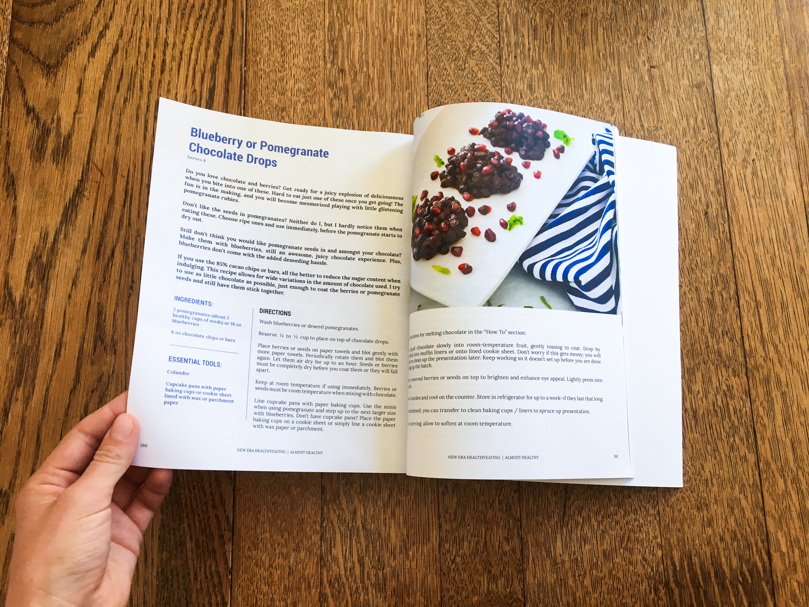  The recipes were all very text heavy with in-depth introductions and lengthy ingredient and tool lists. The above layout was chosen as the structural backbone that all the recipes were built out with. It was chosen because of its ability to keep mos