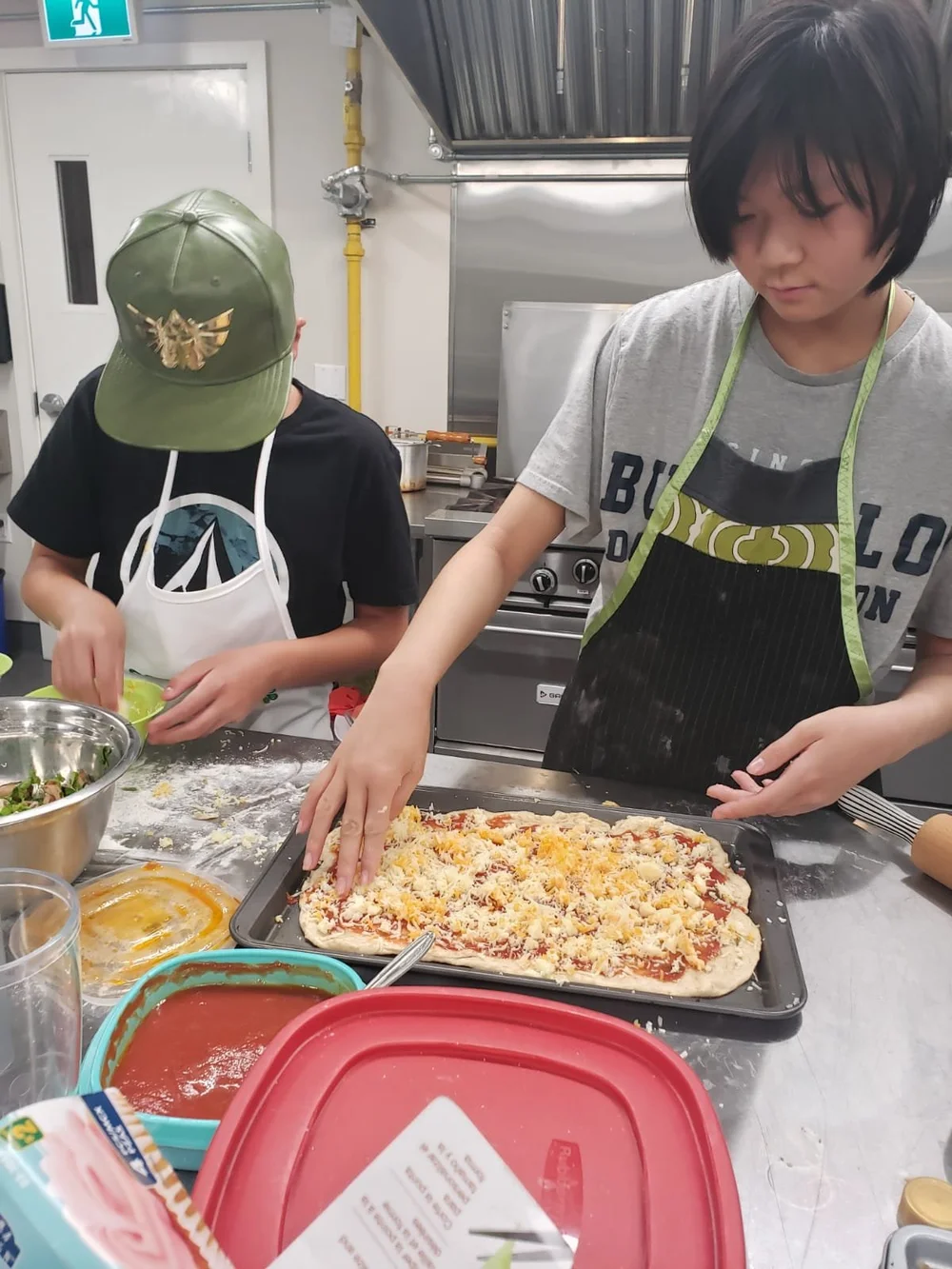 Students building skills in after-school club