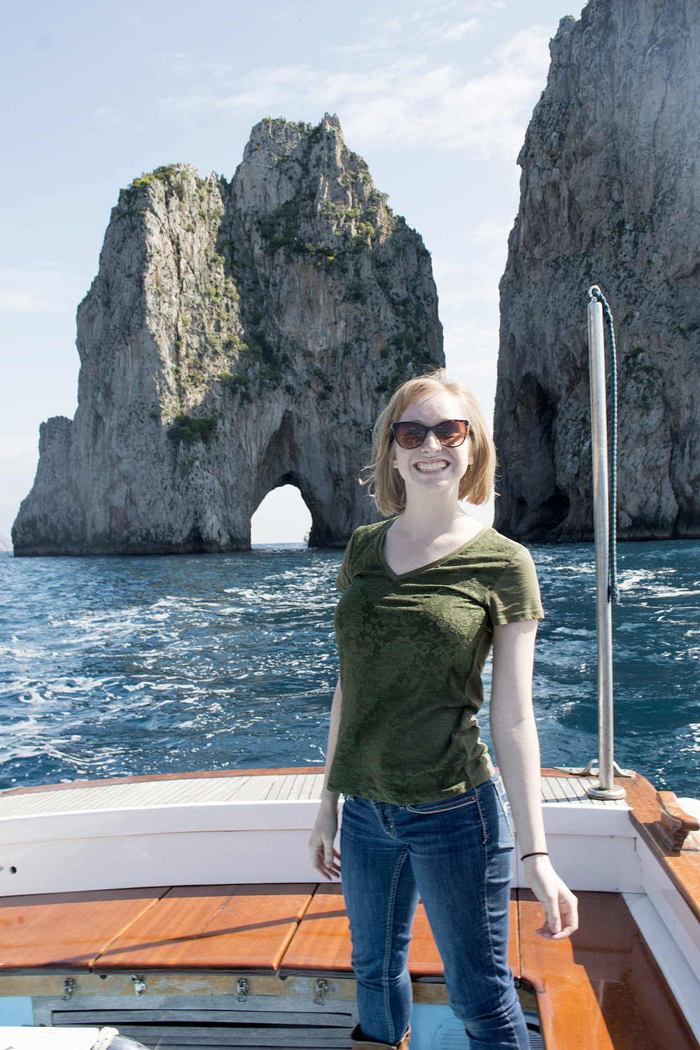 Mychelle Vincent in Capri