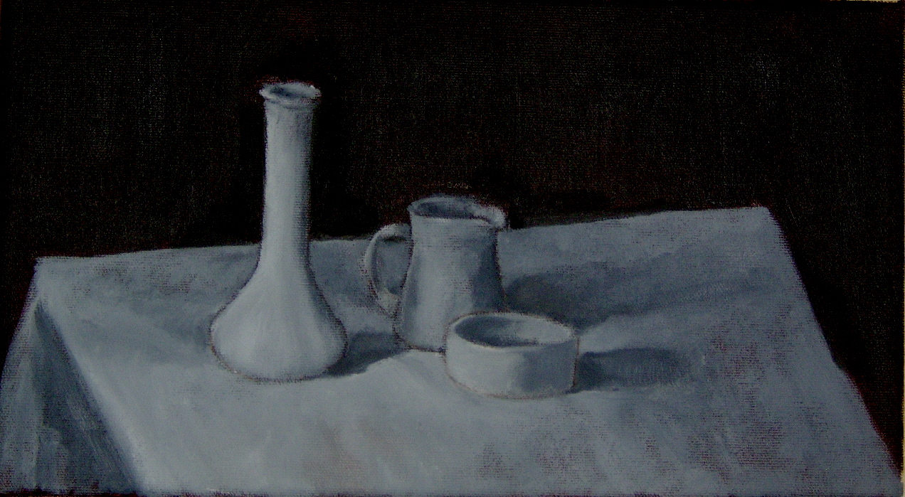 Vase, Creamer and Bowl