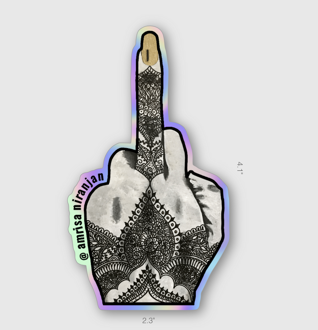 SHUT UP STICKER