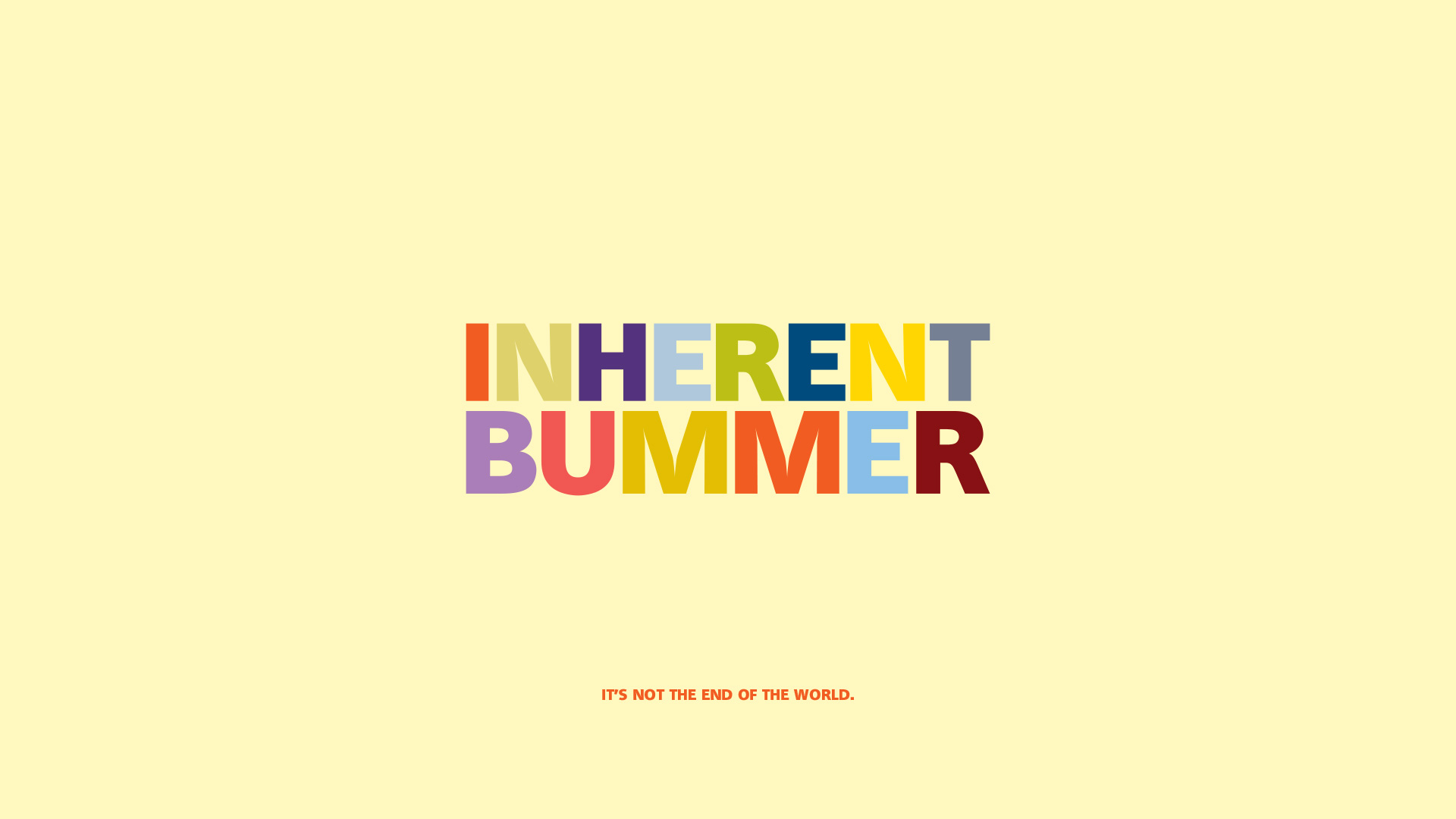 Inherent Bummer — Scott Chenoweth