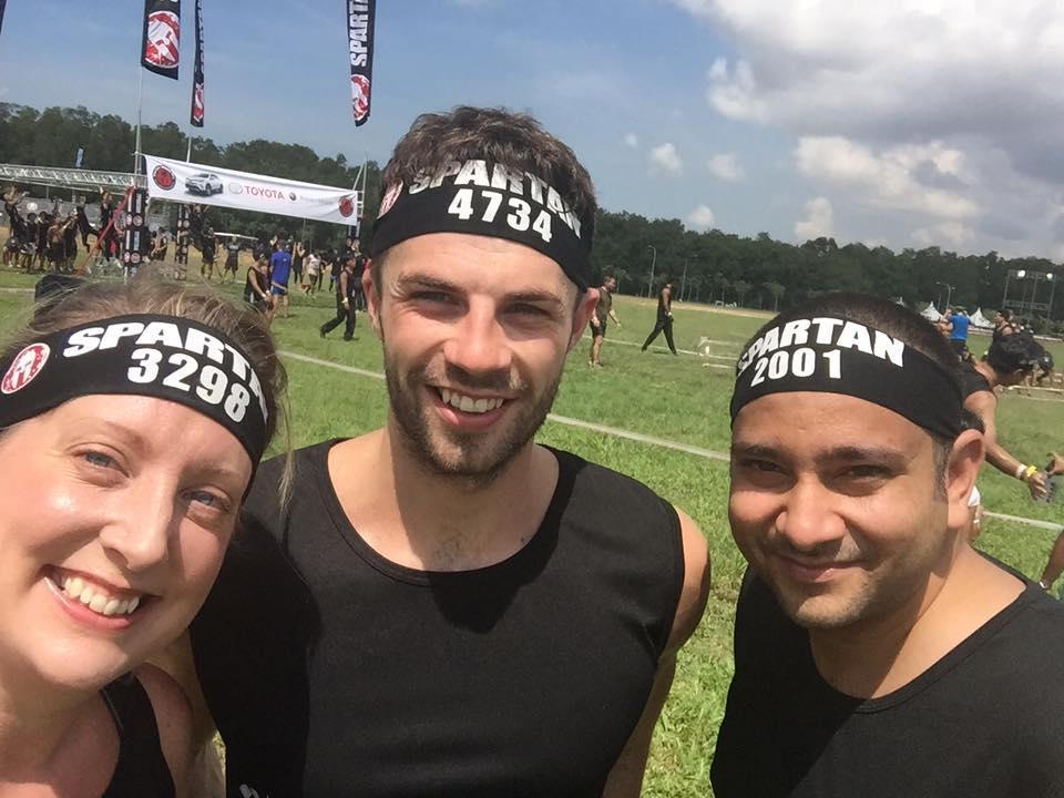 Karen with Tom and Hameed