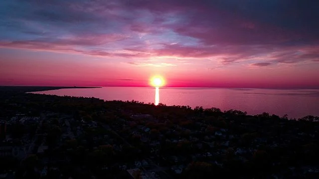Happy to see the sun setting over the lake again. Oh hell, it’s just good to see the sun again. #lovinglakewood