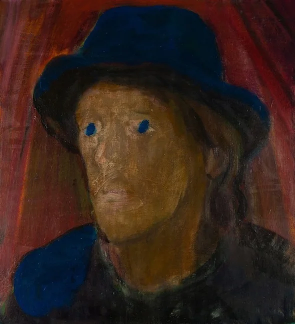 Gilmanesque Portrait , oil on board, 50 x 40cm, 2014