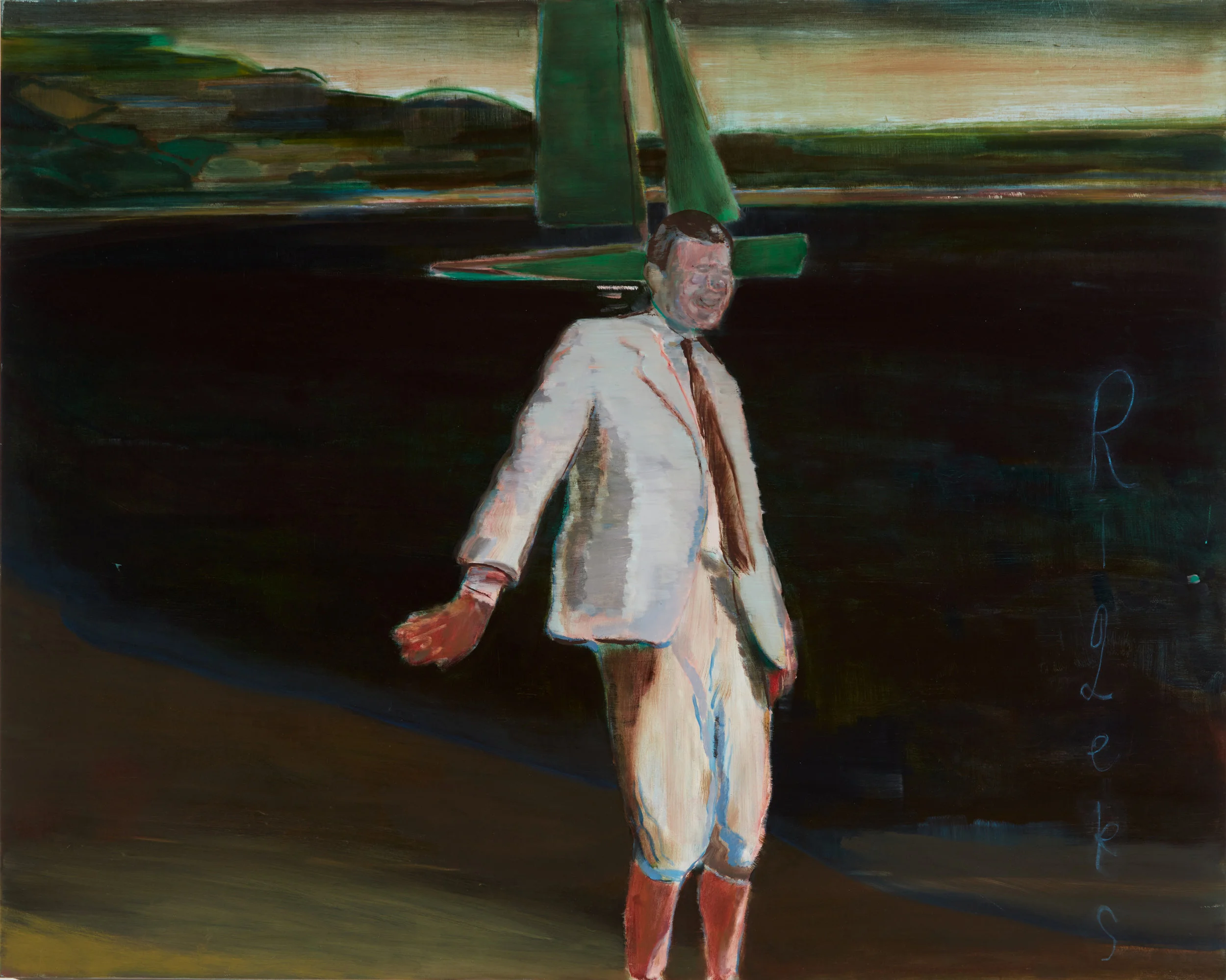 Splishy Splash , oil on polyester, 122 x 153cm, 2013