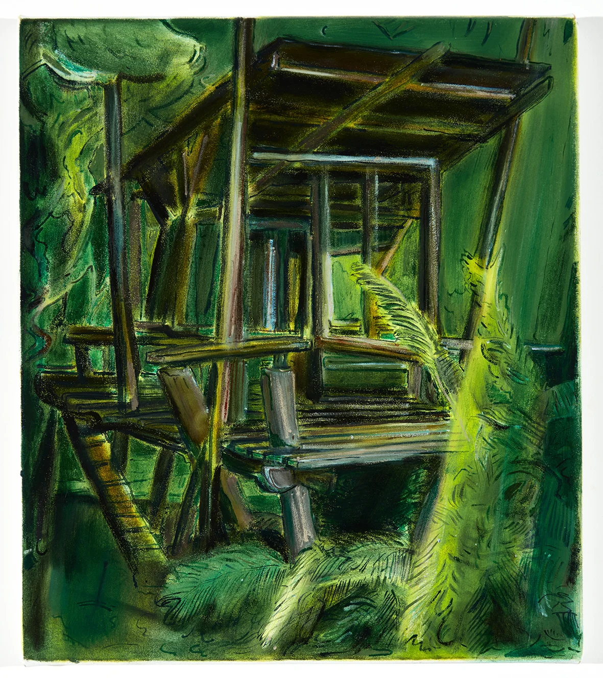 Gilman’s Summer Palace , oil on polyester, 41.5 x 36.5cm, 2016