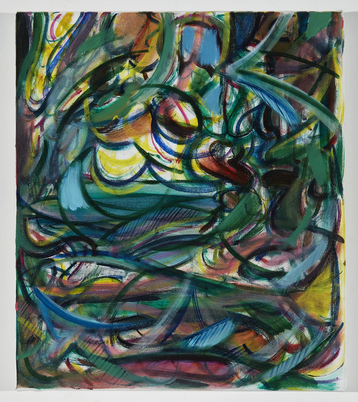 Sunrise , oil on polyester, 41.5 x 36.5cm, 2016
