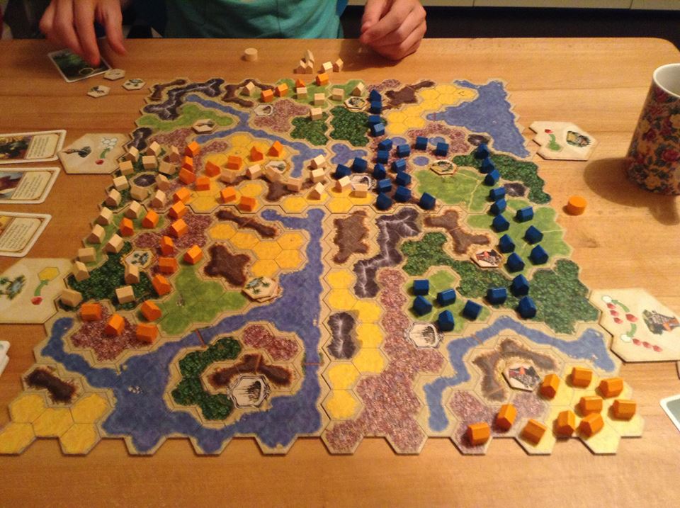A photo from one of our first games in Germany.