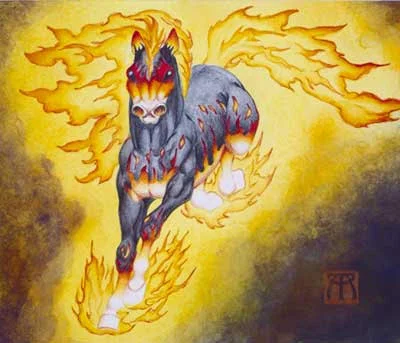 thumbnail image 2 of Shivan Dragon Play Mat – MTG – SIGNED By Melissa Benson – Official Wizards Playmat 2 of 6