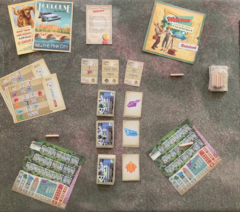 Your Perfect Home Roll /& Write Board Game Welcome To..