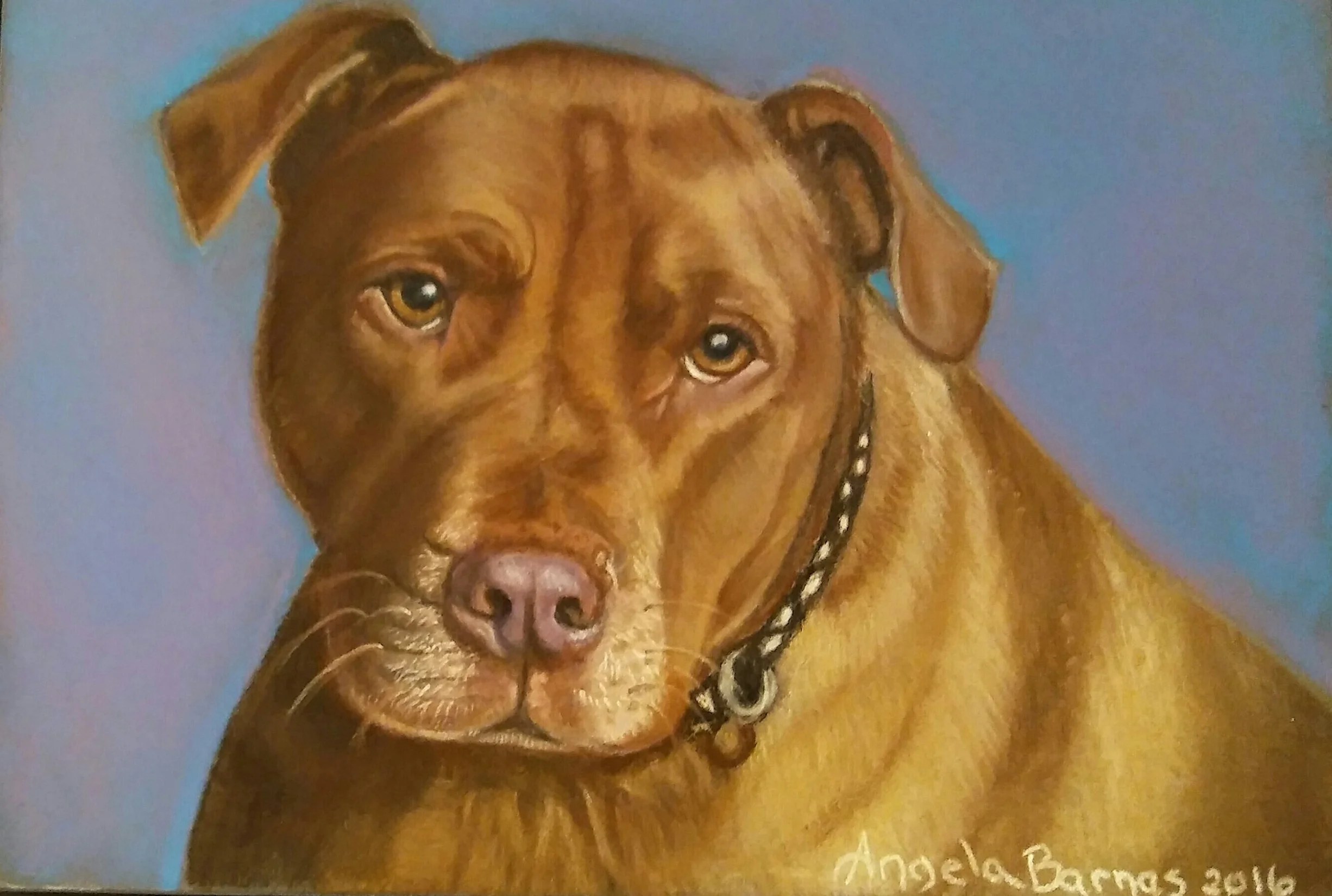 Jaxx pastel painting